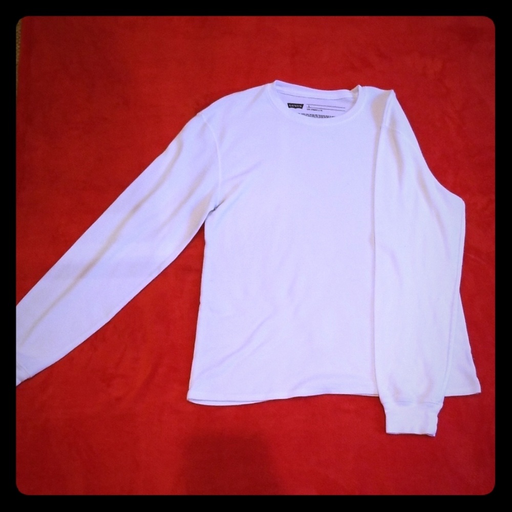 White long sleeve mens shirt
